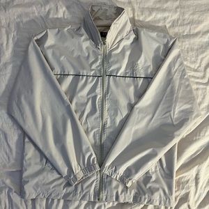 vintage 80s cream windbreaker